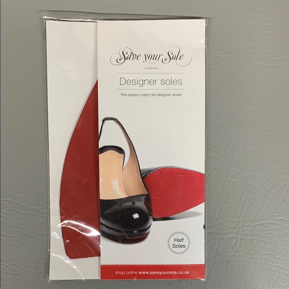 Save your Sole London Red Soles Louboutin Paciotti Protect your Soles  NIP